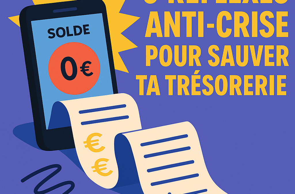 Que faire quand ta trésorerie part en vrille ? 5 réflexes à avoir tout de suite